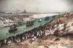 Aanleg Suez kanaal